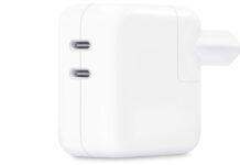 Alimentatore Apple da 35W a doppia porta USB‑C disponibile all’acquisto