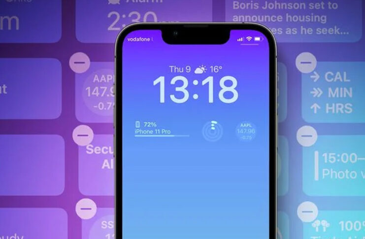 iPhone 14 con display Always-On mostrerà i widget nella lock-screen