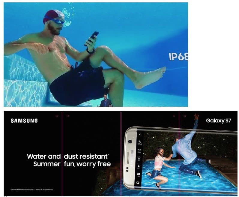 Samsung multata in Australia per indicazioni fuorvianti sulla impermeabilità