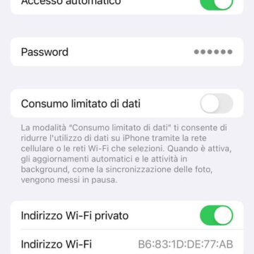 Con iOS 16 e iPadOS 16 più facile visualizzare la password salvate delle reti WiFi