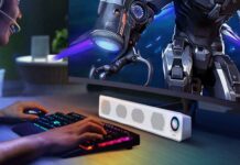 Xiaomi Mijia BINNIFA Play 1D: soundbar desktop vintage per gaming a 50 € Xiaomi Mijia BINNIFA Play 1D è la soundbar desktop