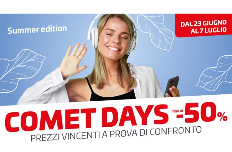 Comet Days, sconti fino al 50% e tutto Apple a rate con All Solutions