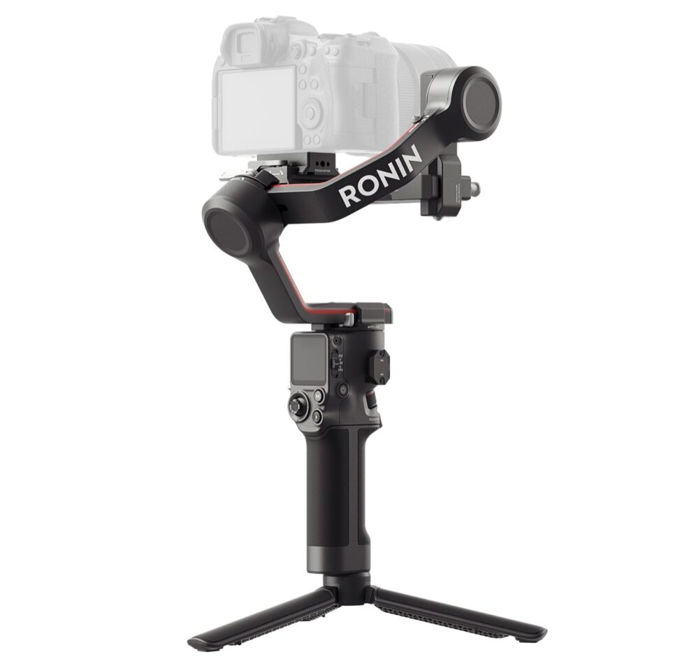 Gimbal RS3 DJI per mirrorless: sblocco automatico e facile da bilanciare
