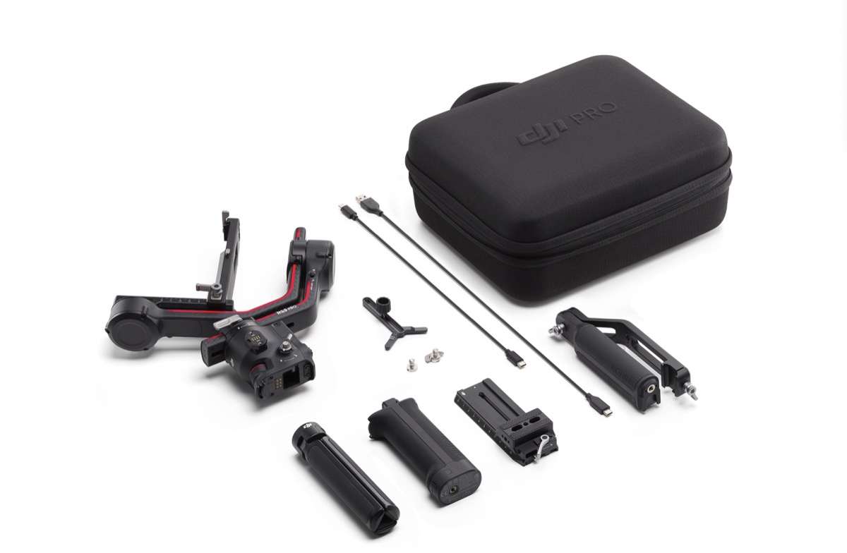 Gimbal RS3 DJI per mirrorless: sblocco automatico e facile da bilanciare