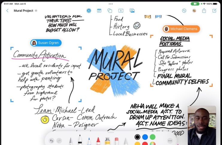 L'app Freeform di Apple rende il brainstorming facilissimo