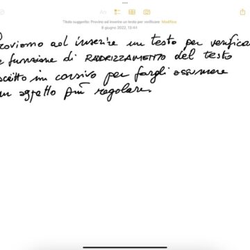 iPadOS 16 migliora la tua scrittura a zampe di gallina