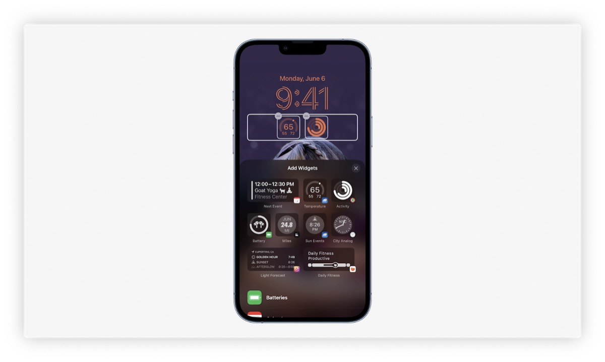 iOS 16, ecco le novità della lockscreen