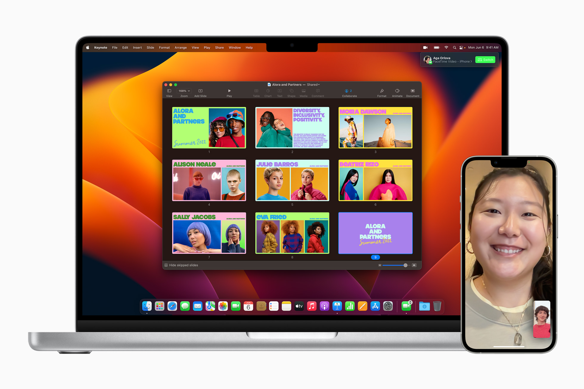 Handoff permette di trasferire una chiamata FaceTime tra iOS 16, iPadOS 16 e macOS Ventura
