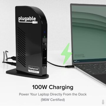 Il nuovo dock di Plugable mette quattro schermi al Mac