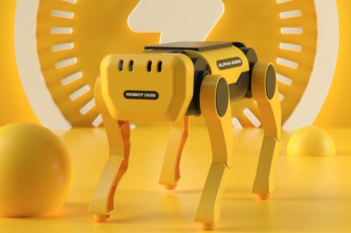 Il cane robot Xiaomi a carica solare a meno di 20 euro