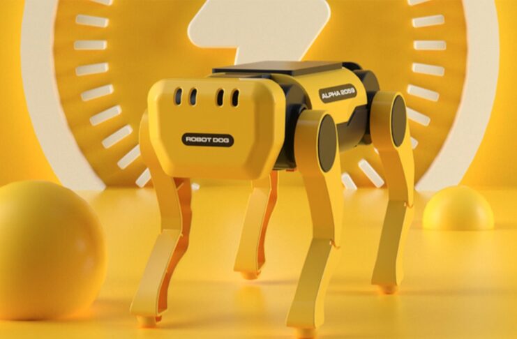Il cane robot Xiaomi a carica solare a meno di 20 euro