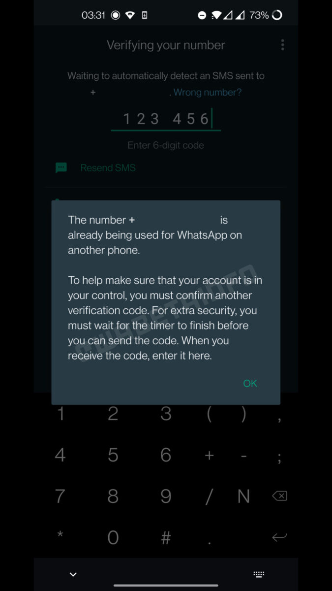 WhatsApp, in arrivo un ulteriore codice di verifica per impedire le frodi