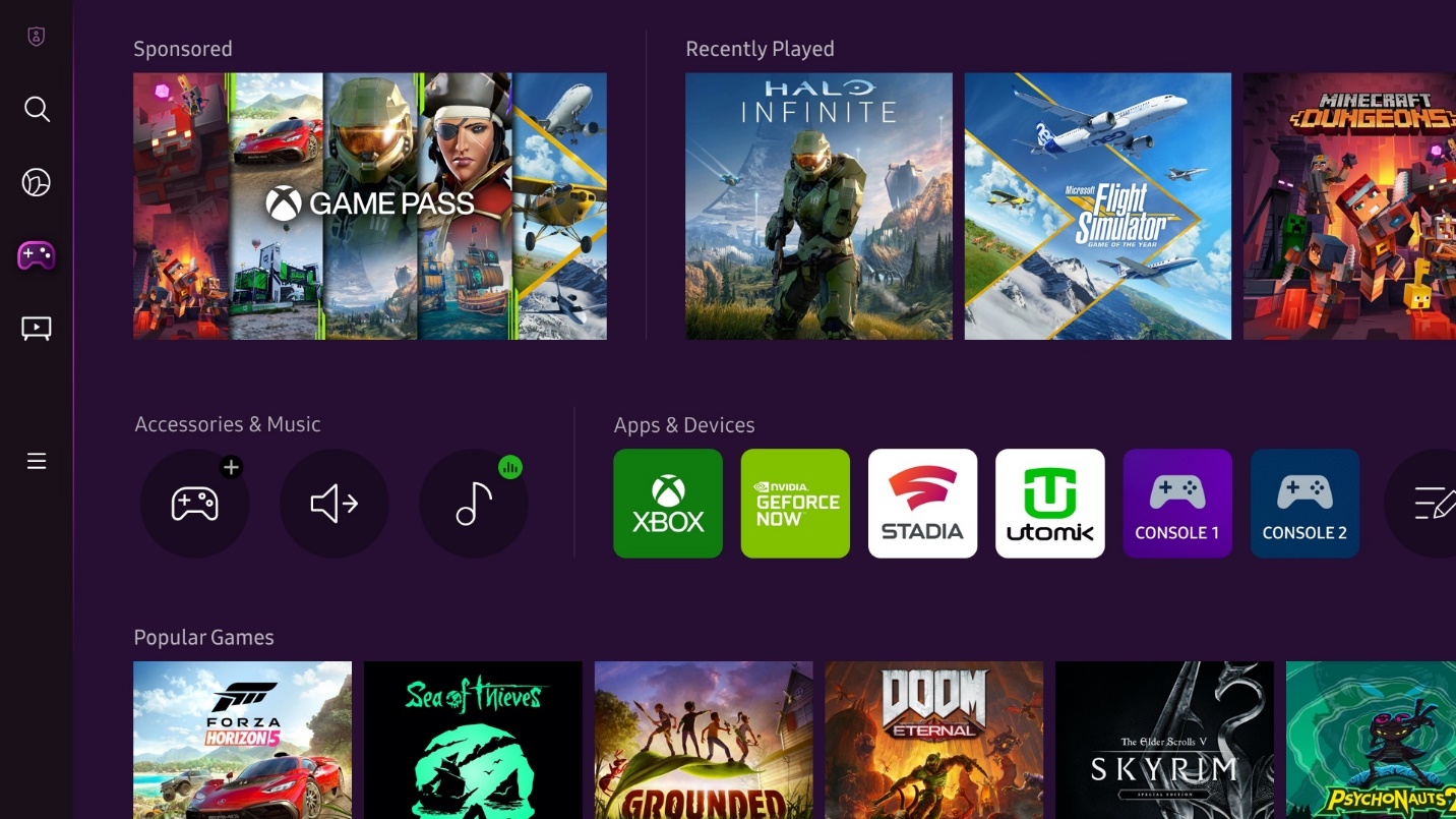 Samsung e Microsoft preparano il lancio di Xbox su Samsung Gaming Hub