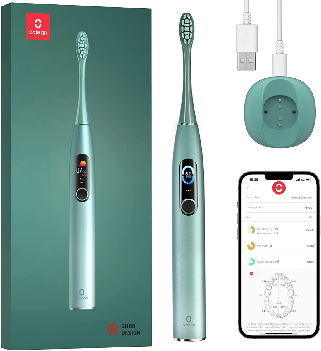 Oclean X Pro, lo spazzolino elettriche che vede le zone cieche a partire da 47 euro su Amazon