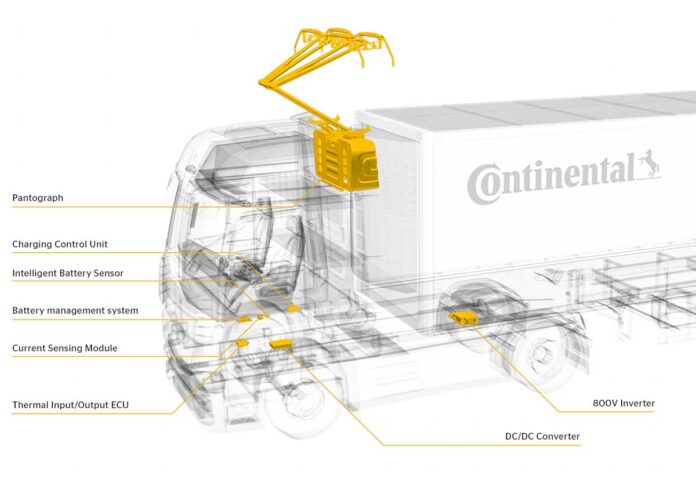 Continental, un portafoglio di brevetti per veicoli commerciali elettrici