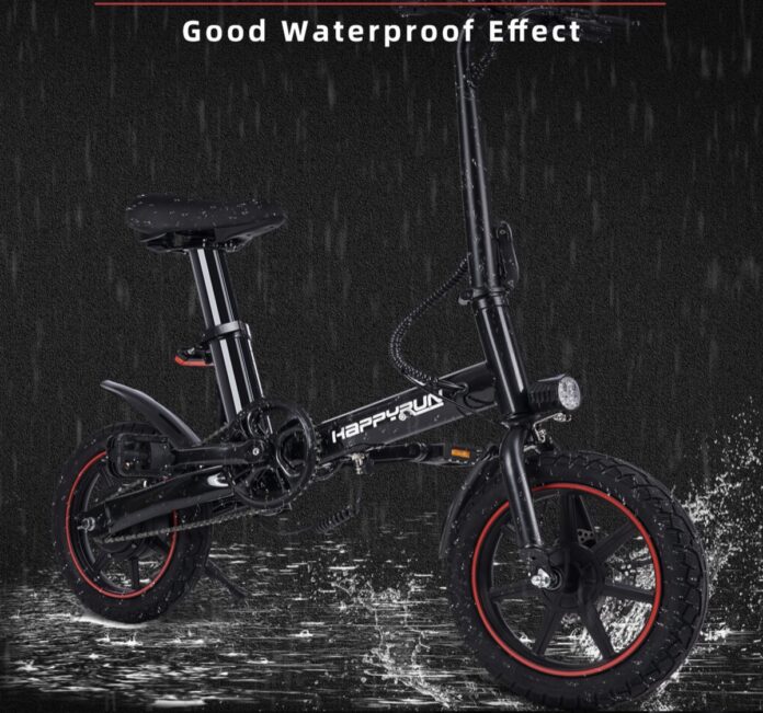 Happyrun HR-X40, la bici elettriche pieghevole ricca di stile in sconto con coupon