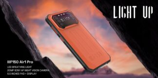 IIIF150 Air1 Pro, il rugged sottile con doppio LED a 203 euro