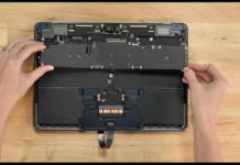 Lo smontaggio del MacBook Air M2