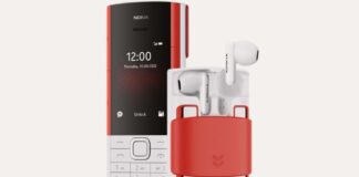 HMD Nokia 5710 XpressAudio ricarica gli auricolari