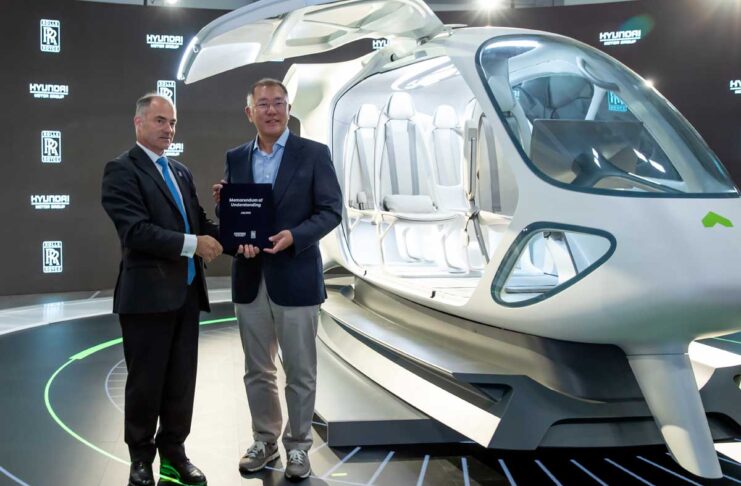 Rolls-Royce e Hyundai collaborano su mobilità aerea e celle a combustibile a idrogeno