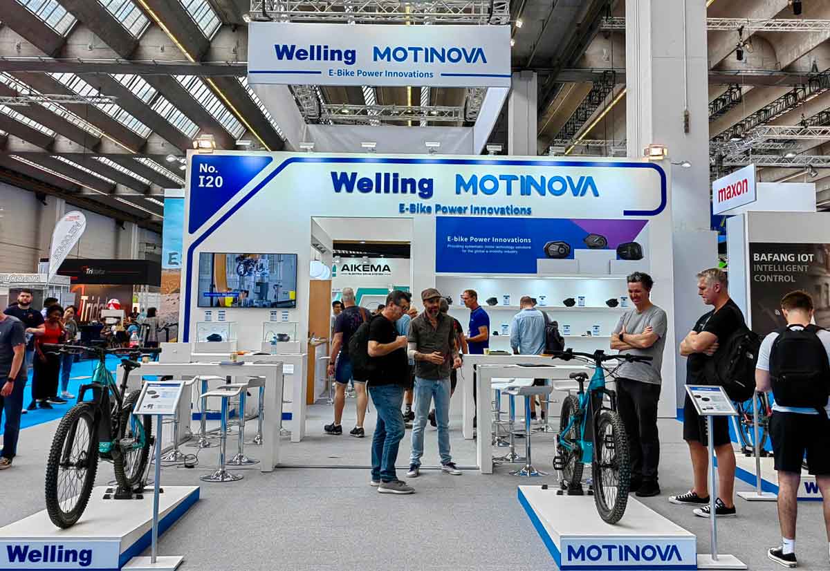 I nuovi motori per bici elettriche di Welling e Motinova a EuroBike 2022