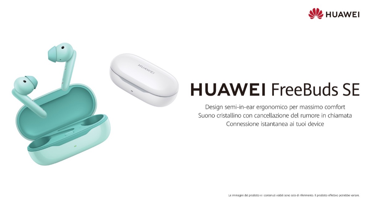 Huawei annuncia gli auricolari FreeBuds SE