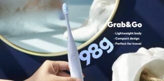 Oclean F1 in offerta, con testina di ricambio e case viaggio a 19 dollari