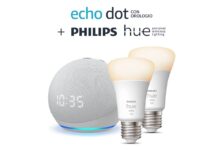 Prime Day, sconti pazzeschi su bundle Echo Dot con lampadine e prese smart