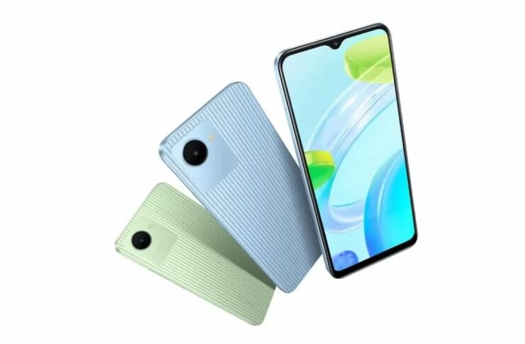 realme C30, lo smartphone entry-level a righe