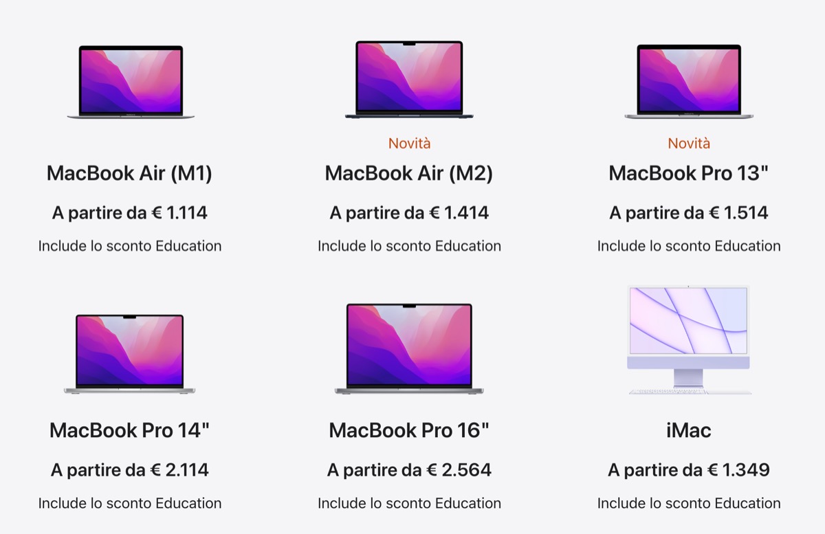 Apple attiva le promozioni Back to School in Europa