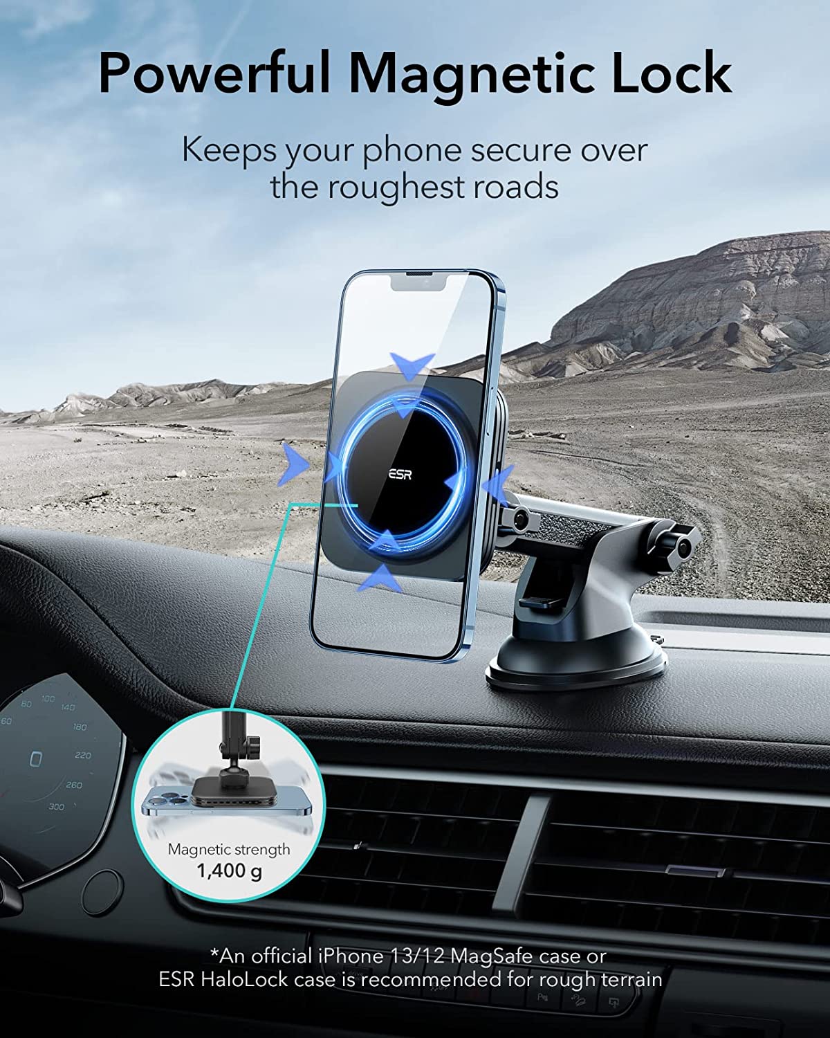 Supporto da auto compatibile Magsafe e alimentatore, solo 30€ con codice