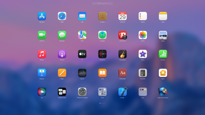 macOS, come aumentare o diminuire righe e colonne nel Launchpad