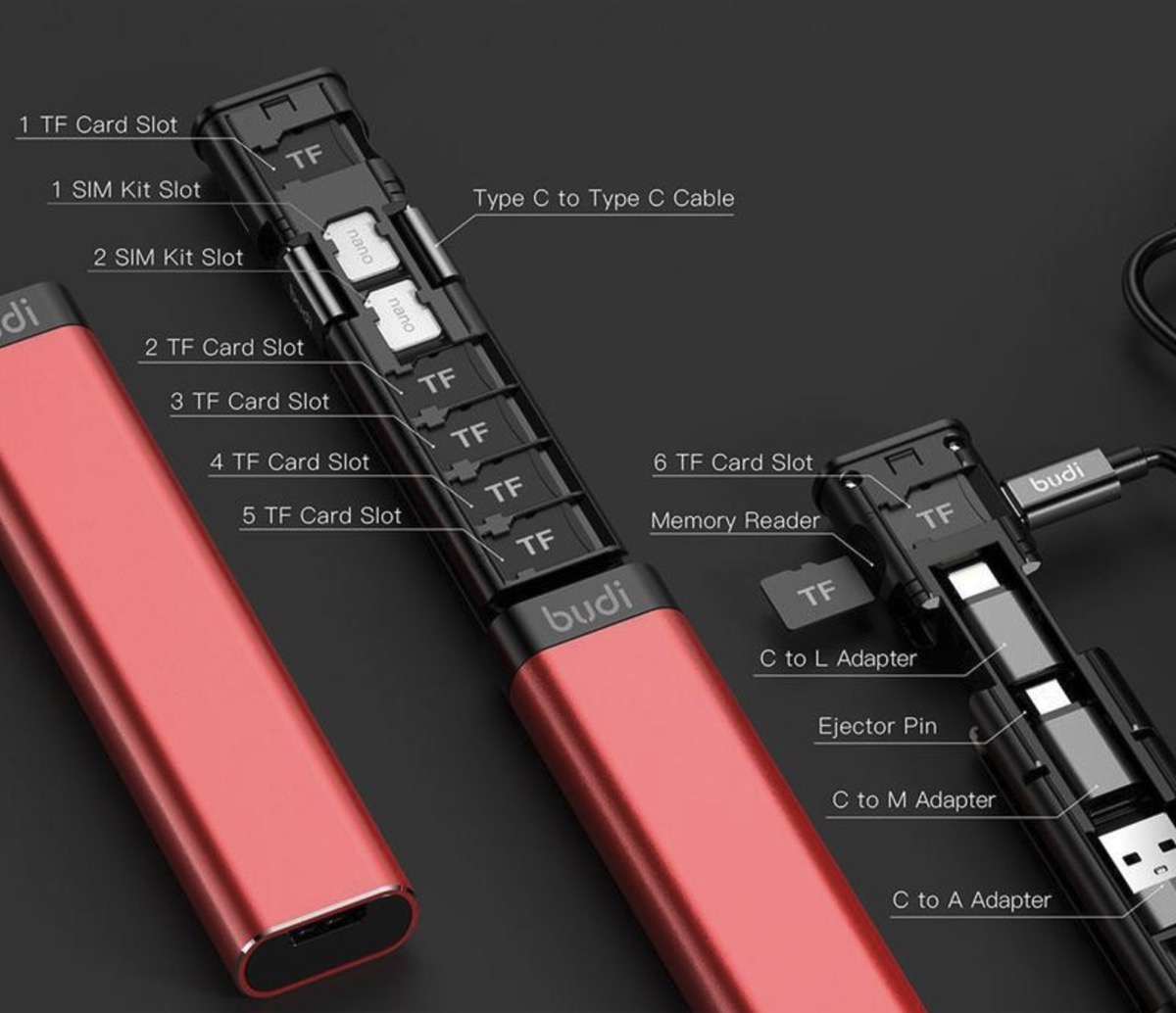 BUDI l’hub multi funzione per iPhone e smartphone, si parte da 11 euro BUDI l’hub multi funzione per iPhone e smartphone, si parte da 11 euro