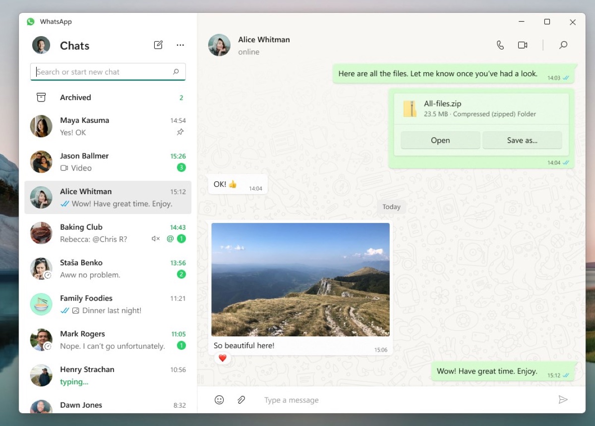 WhatsApp lancia l’app nativa per Windows, per Mac è in arrivo