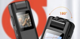 A22, la body cam magnetica in offerta a 45 euro