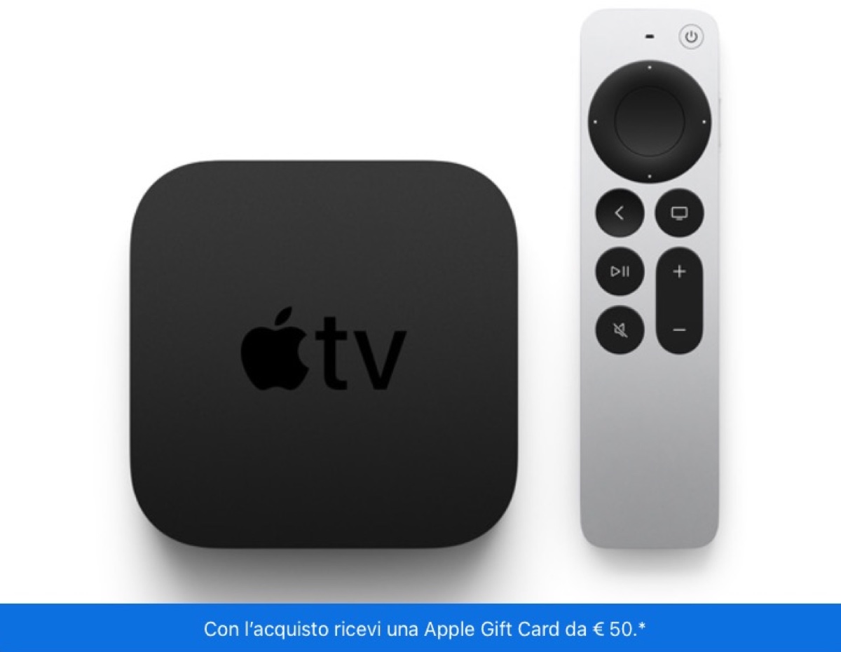 Apple Store torna con la promozione Apple TV e carta regalo