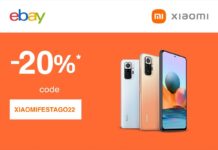 Sconti Xiaomi su eBay, meno 20% su tanti prodotti Sconti Xiaomi su eBay, meno 20% su tanti prodotti