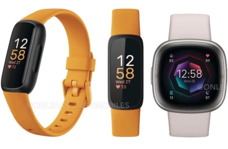 Fitbit Inspire 3, Sense 2 e Versa 4 trapelano nei render