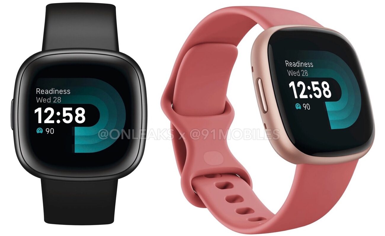Fitbit Inspire 3, Sense 2 e Versa 4 trapelano nei render