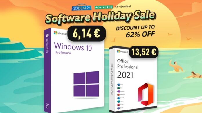 Offerta Windows a partire da 6,14 euro e Office da 13,52 euro