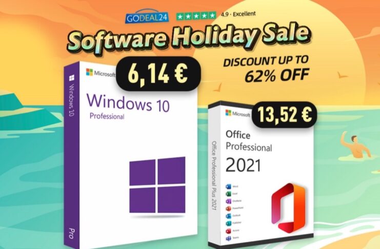 Offerta Windows a partire da 6,14 euro e Office da 13,52 euro