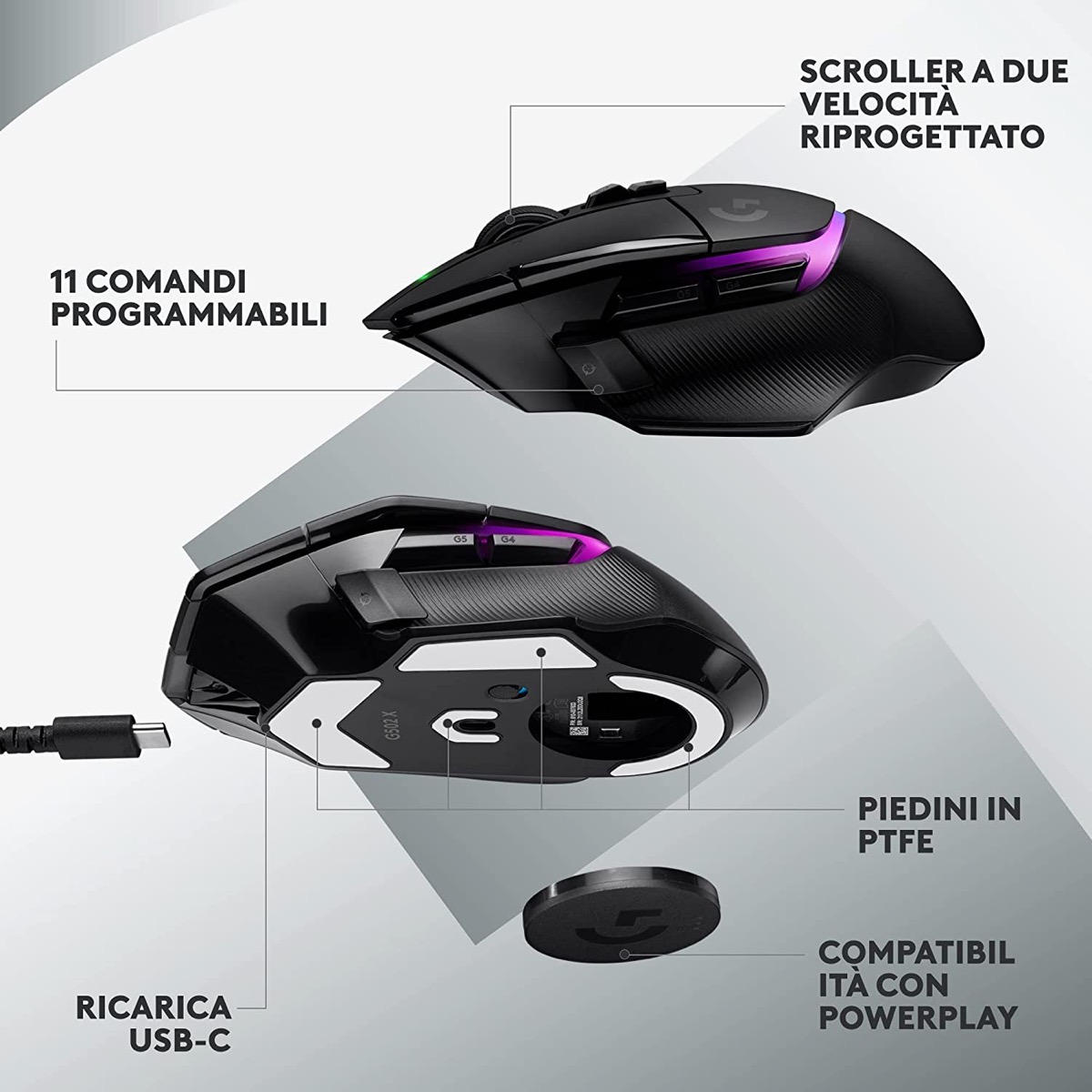 G502 X, Logitech aggiorna il suo mouse gaming più venduto