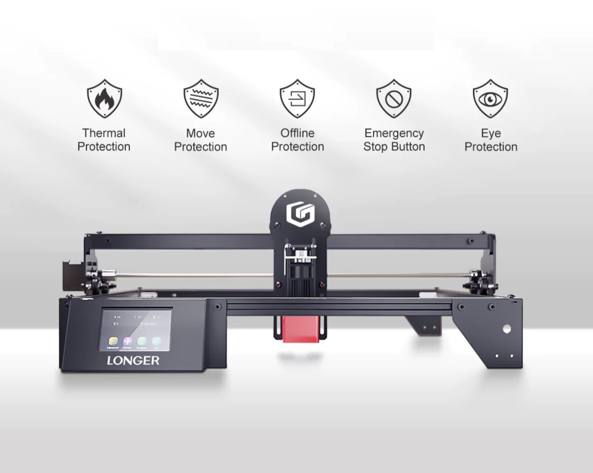 LONGER sconta i suoi incisori laser RAY5 5W e 10W, si parte da 269 dollari
