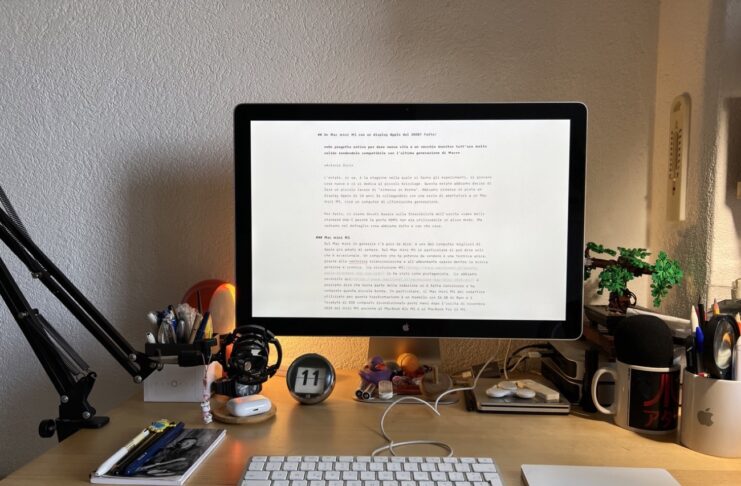 Un Mac mini M1 con un display Apple del 2008? Fatto!