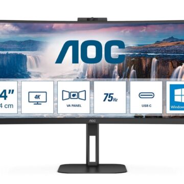 AOC lancia tre nuovi monitor serie V5 per videoconferenze