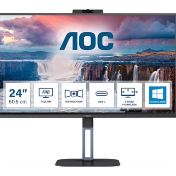 AOC lancia tre nuovi monitor serie V5 per videoconferenze