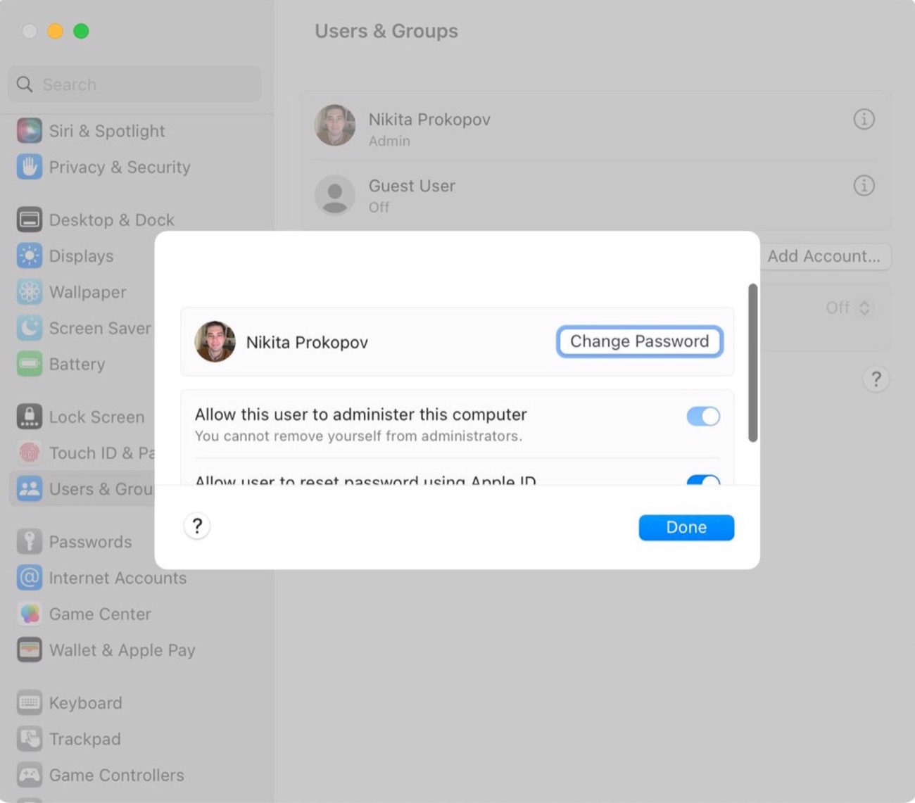 ritardo interfaccia macos ventura