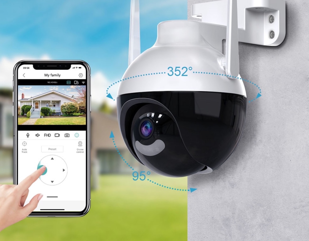 Telecamera di sicurezza super-accessoriata a 37,18 euro