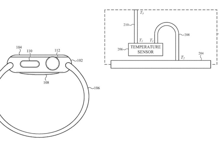 Nel brevetto Apple il sensore per misurare la temperatura prima del lancio di Apple Watch 8