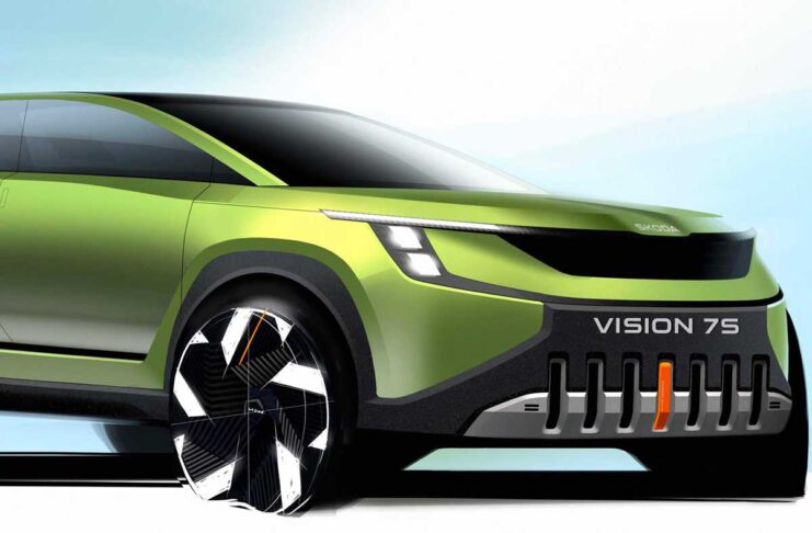 Skoda svela i primi bozzetti degli esterni di VISION 7S